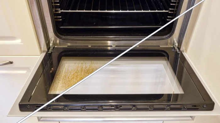 ¡No tienes idea de cómo brilla el vidrio del horno con este truco simple!