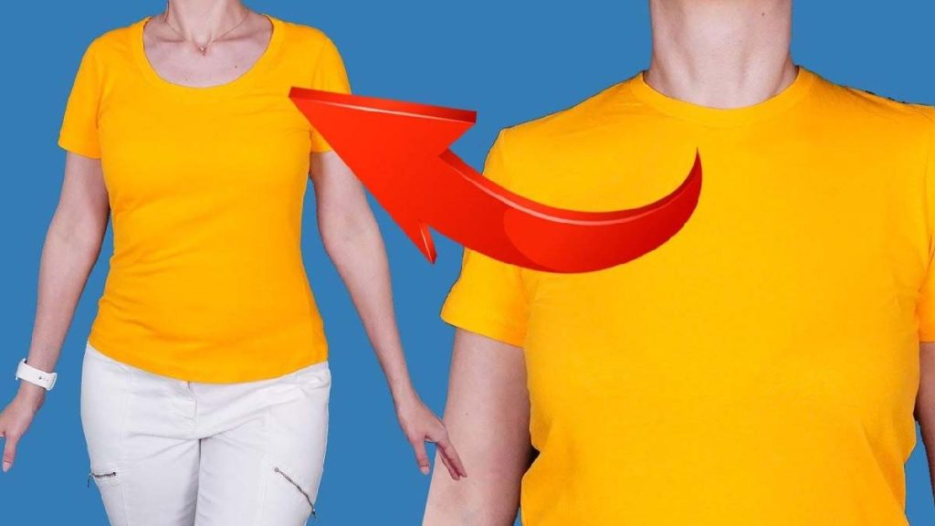 ¿Cómo alargo el cuello ajustado de mi top?