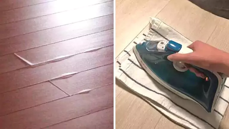 Así se salva un suelo laminado hinchado: en solo 2 minutos y sin volver a colocar