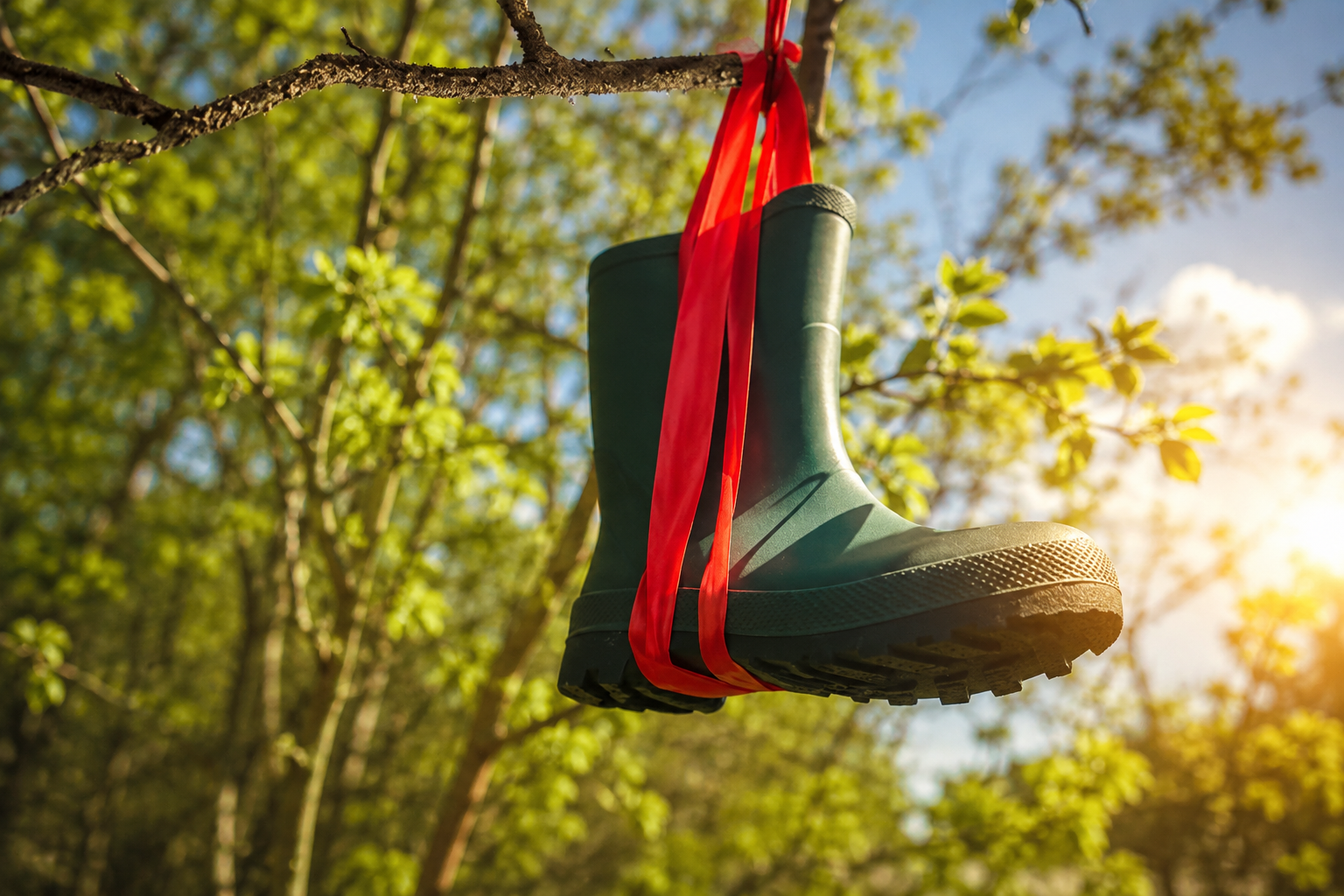 ¡Cuelga una bota en el árbol y descubre qué pasa con tus plantas!