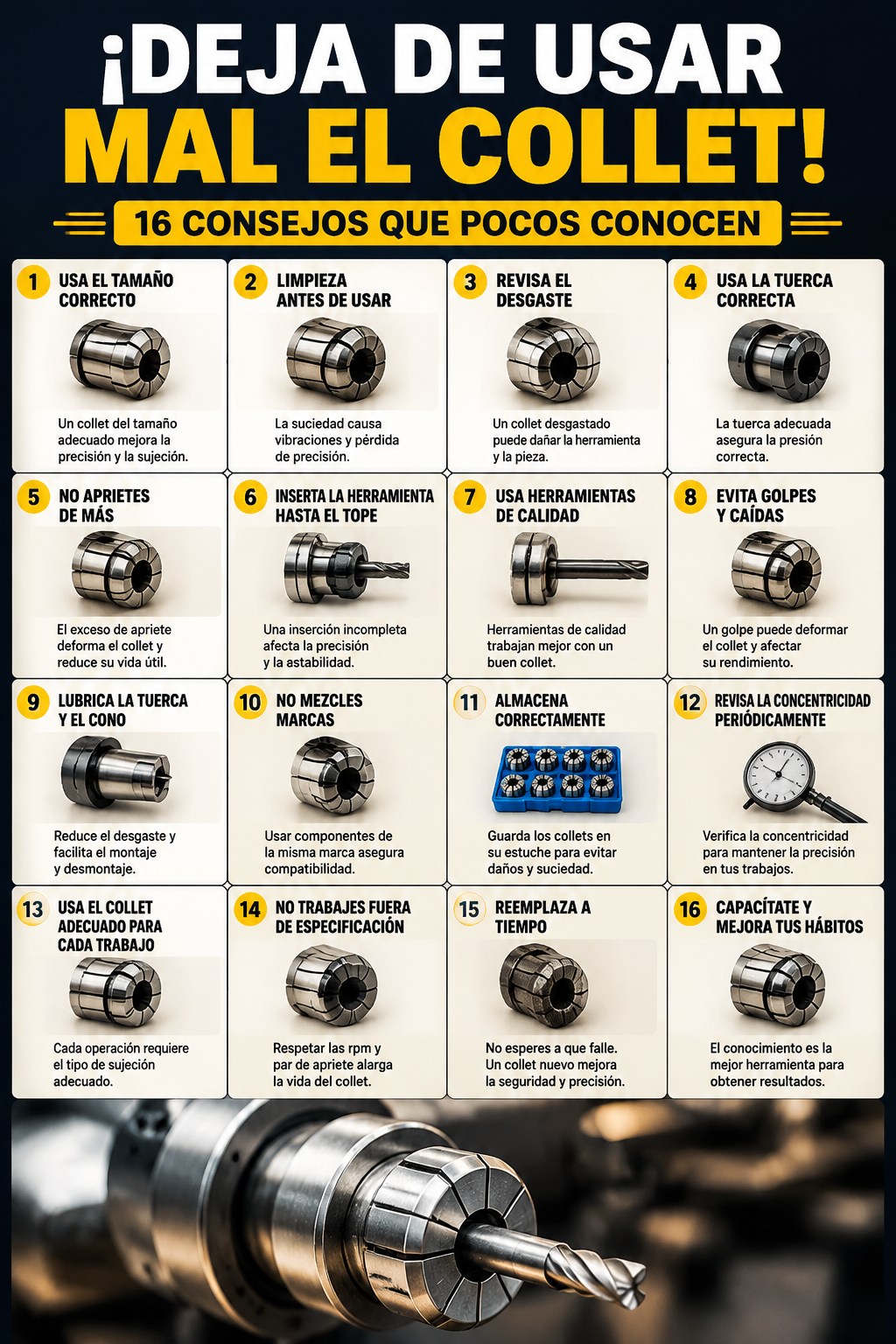 ¡Deja de usar mal el collet! 16 consejos que pocos conocen