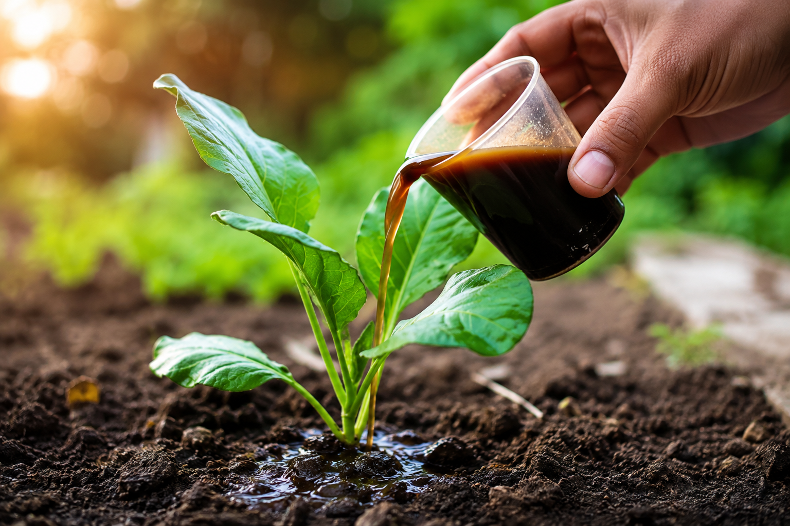 ¡Una gota contiene miles de millones de microbios! Mis plantas crecen saludables sin fertilizantes caros