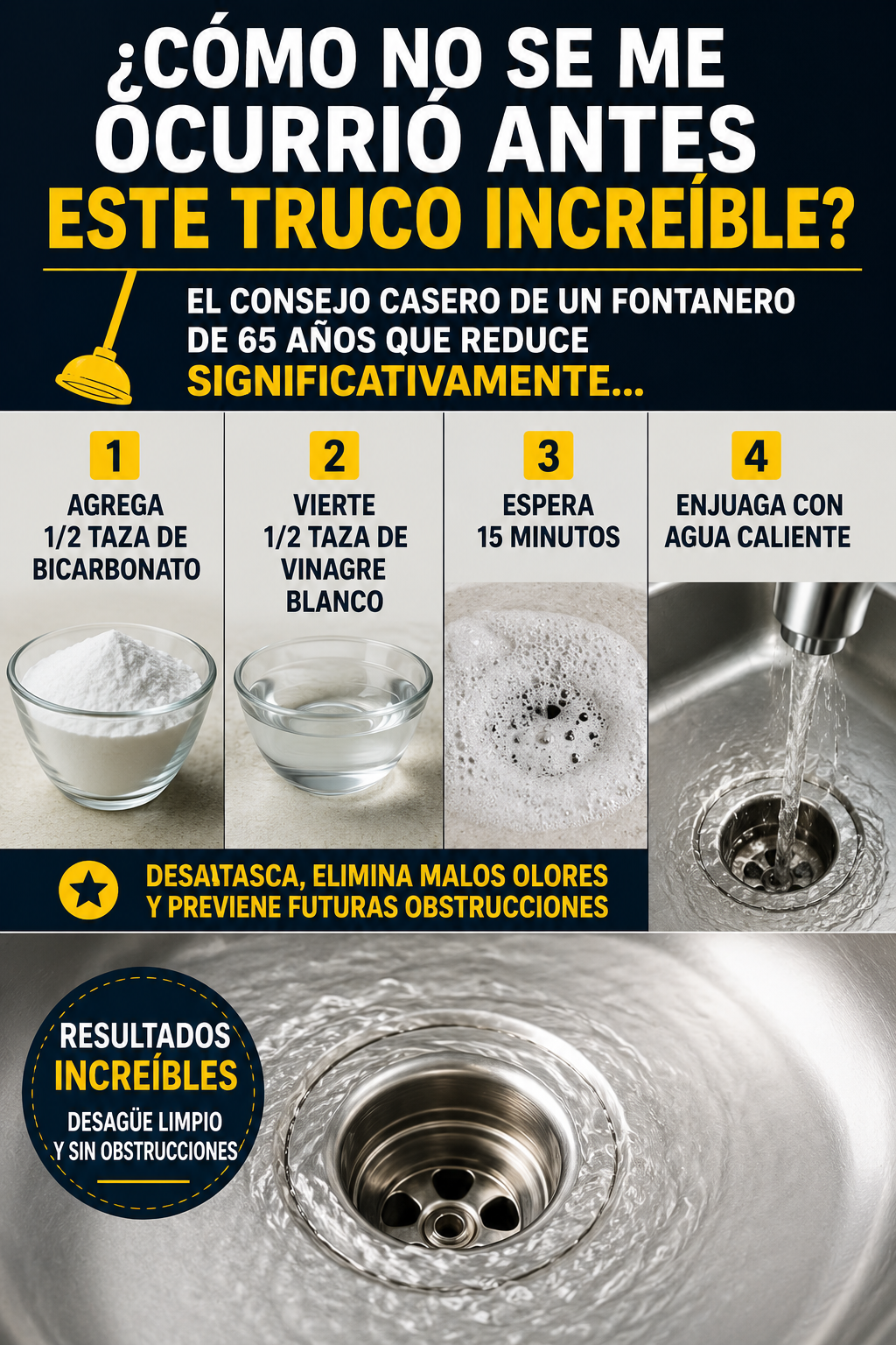 ¿Cómo no se me ocurrió antes este truco increíble? El consejo casero de un fontanero de 65 años que reduce significativamente...