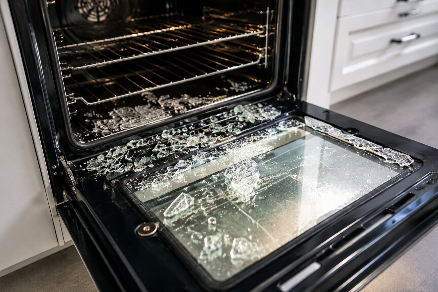 ¿Por qué se rompió el vidrio de mi horno y cómo evitarlo?