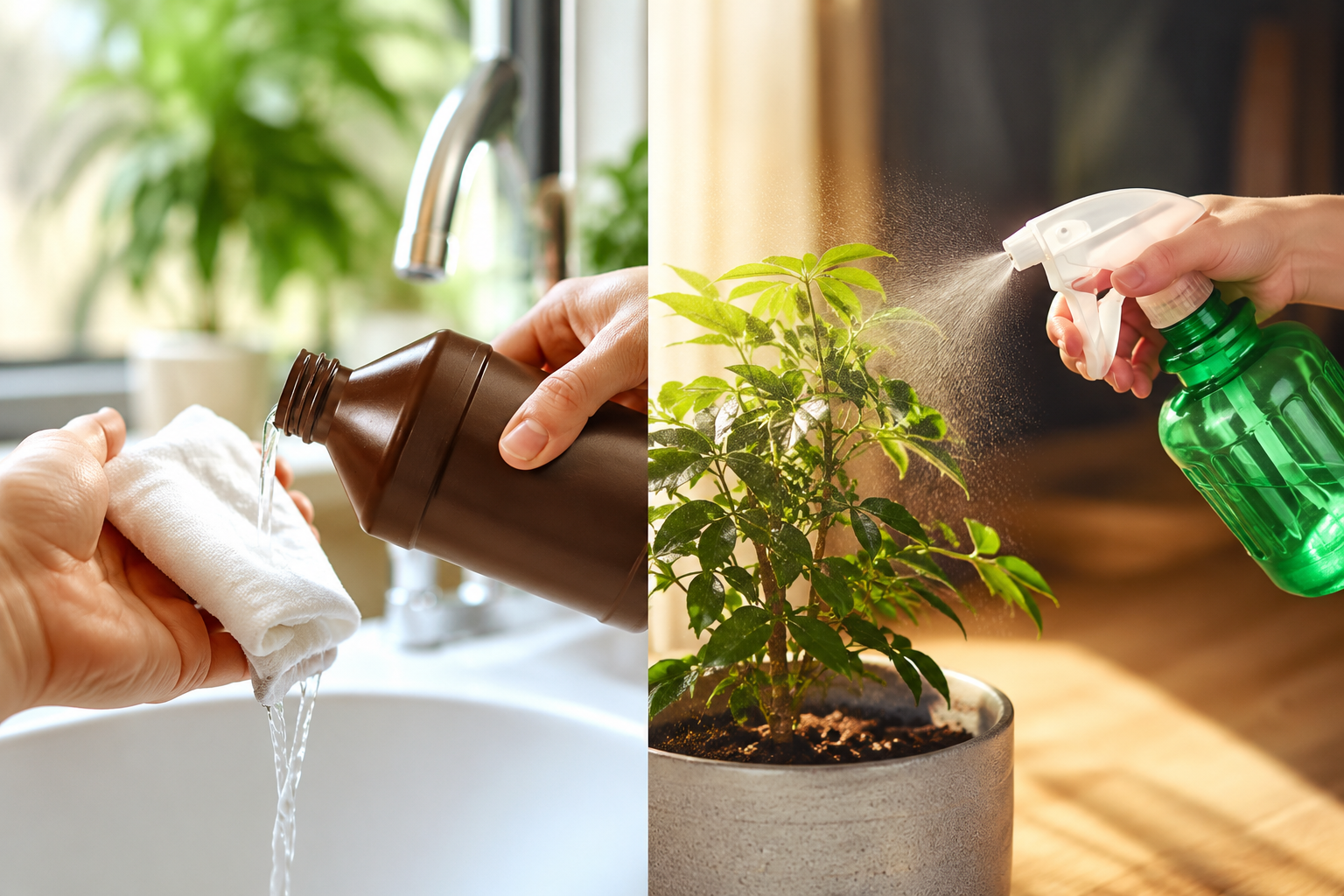 Agrega una cucharada de agua oxigenada a tus plantas y mira qué sucede