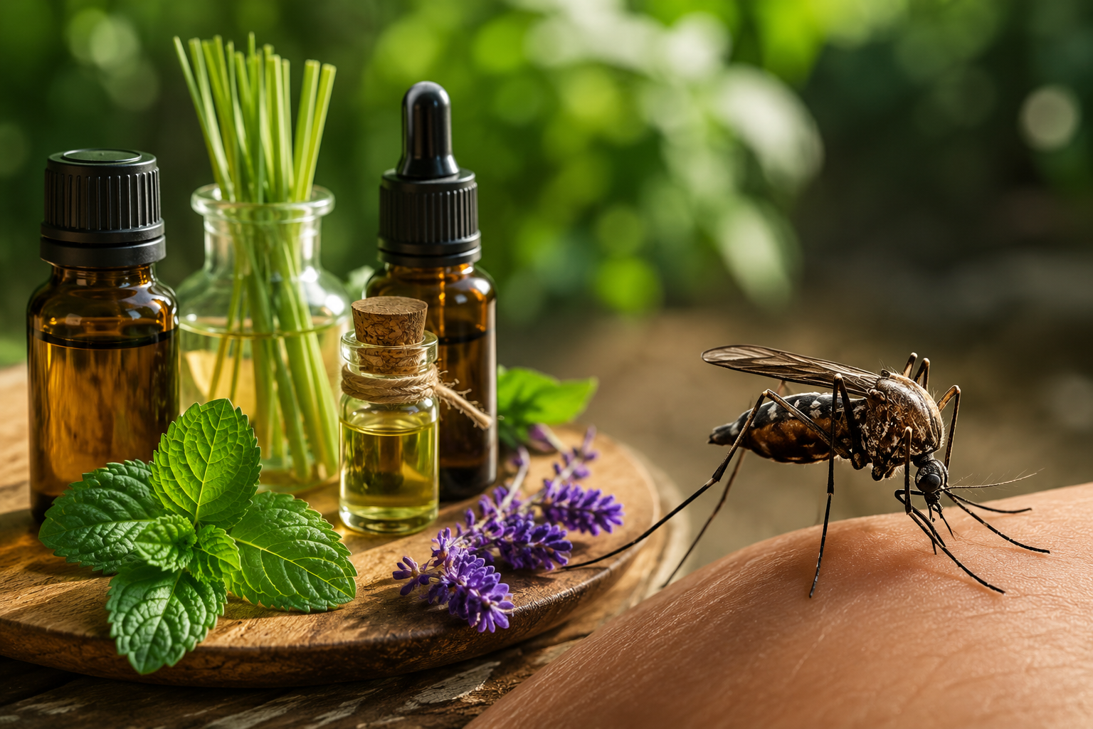 Cómo crear un repelente natural que mantiene alejados a los mosquitos por horas