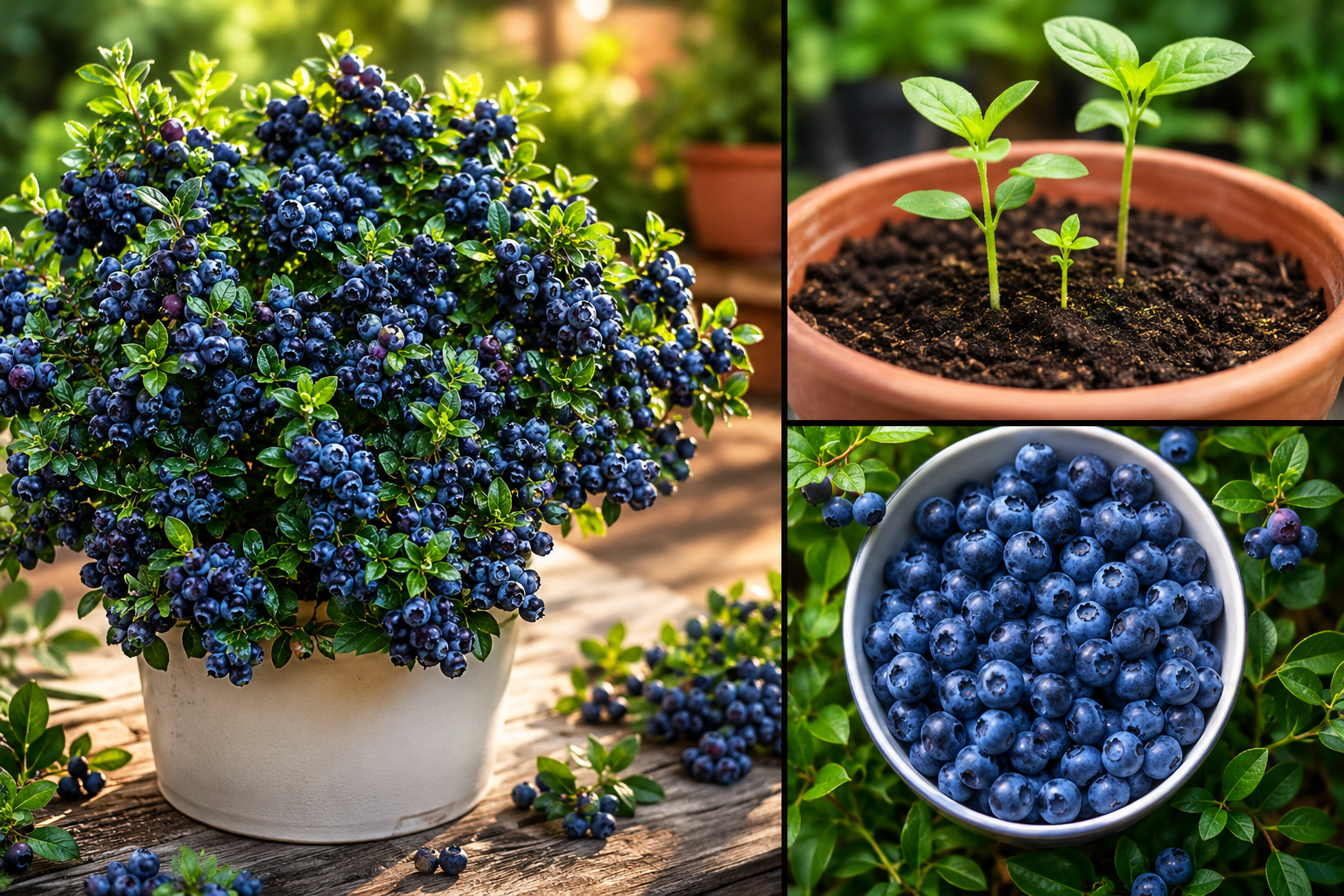 Cómo cultivar arándanos en macetas en casa