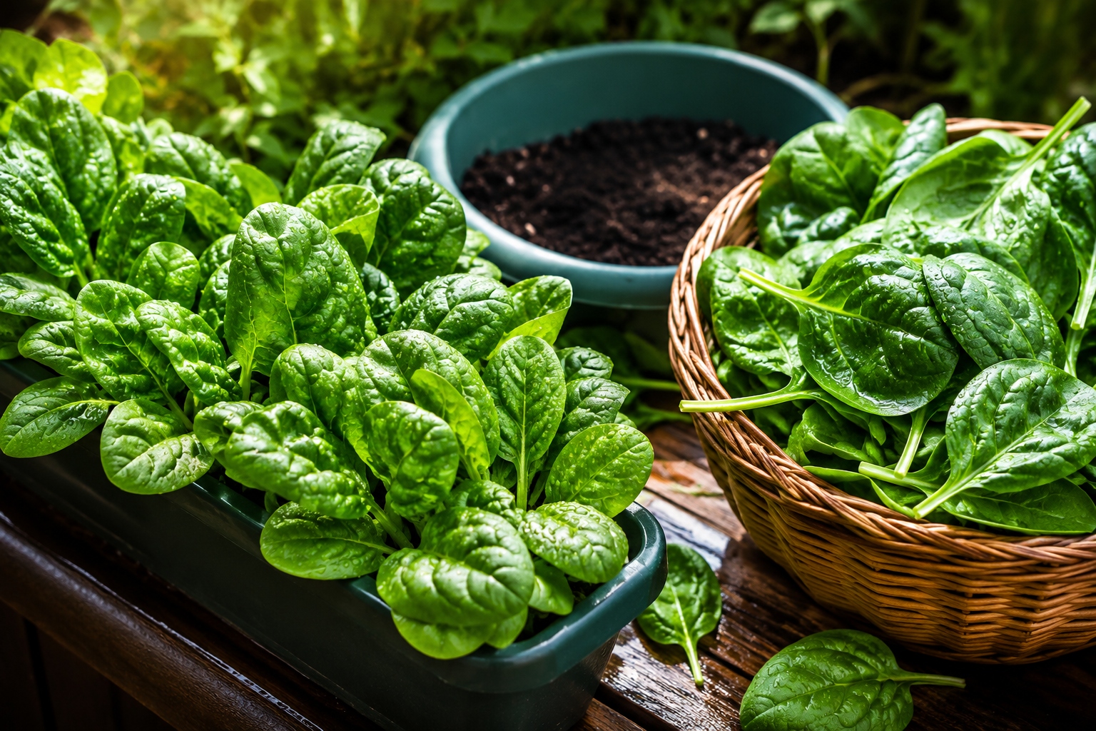 Cómo cultivar espinacas en casa y tener siempre un suministro constante
