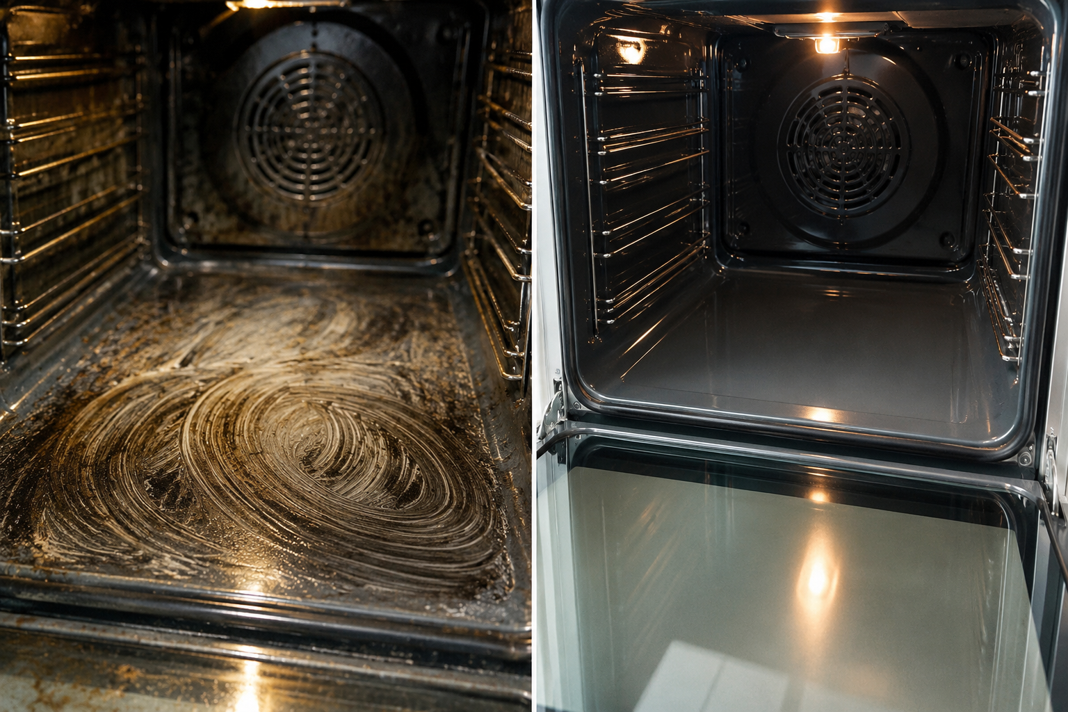 Cómo limpiar el horno rápidamente con ingredientes naturales
