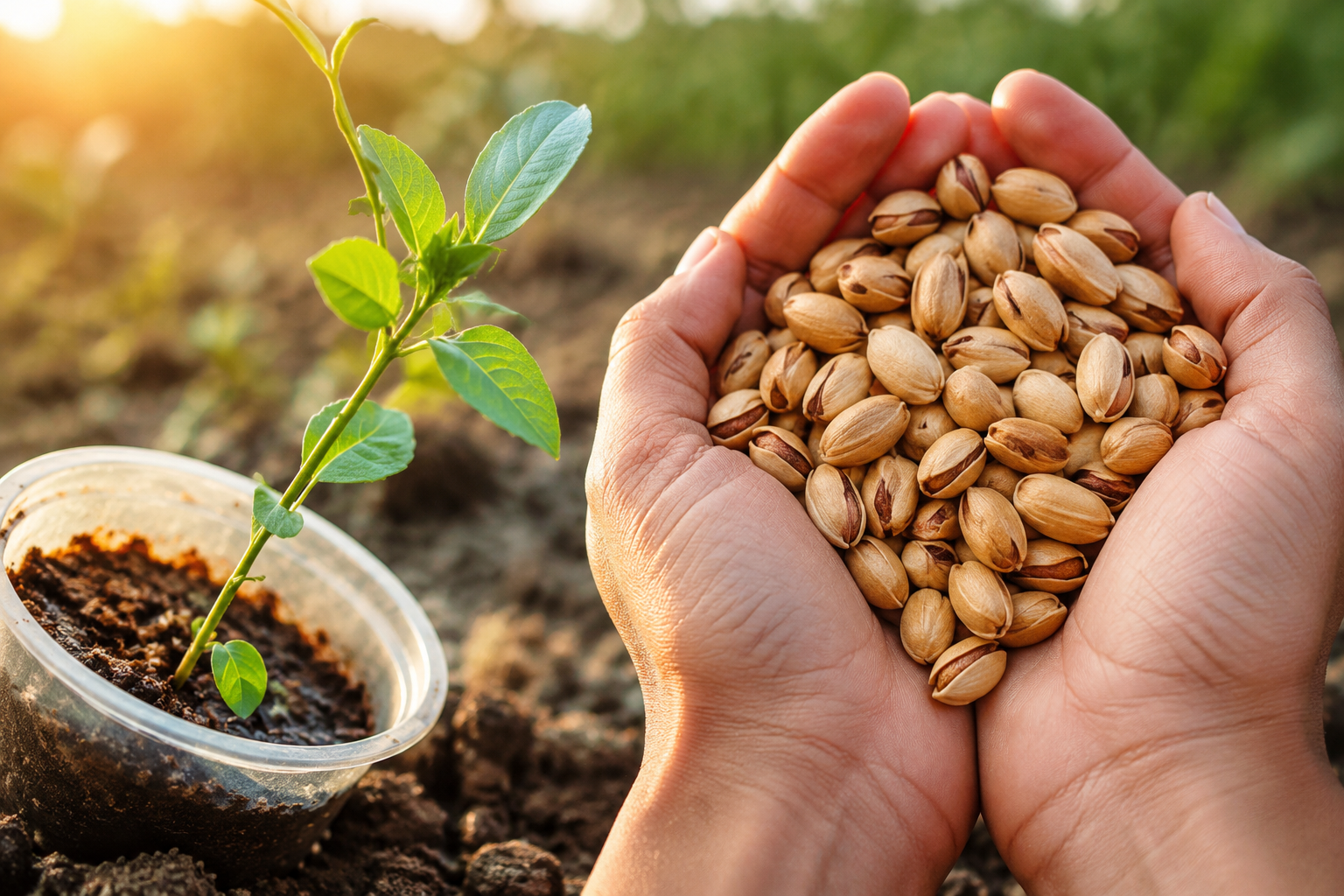 Cultiva pistachos en maceta: germínalos en 2 pasos fáciles