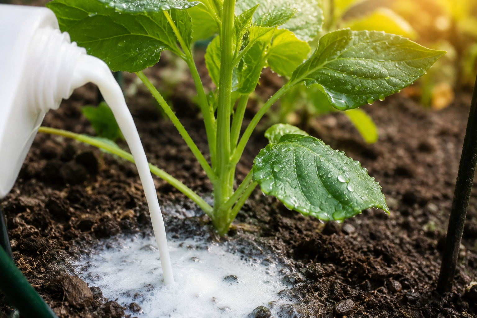 La leche no solo sirve para la alimentación: 7 razones para usarla en tu jardín