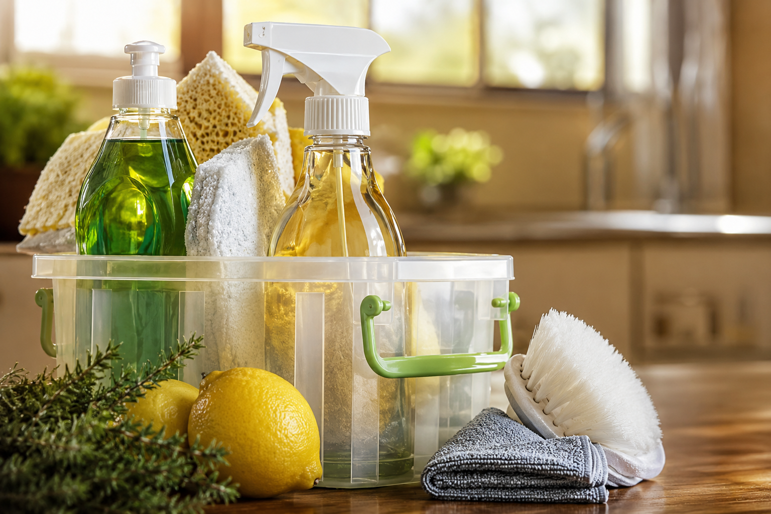 Limpiadores naturales para el baño hechos en casa