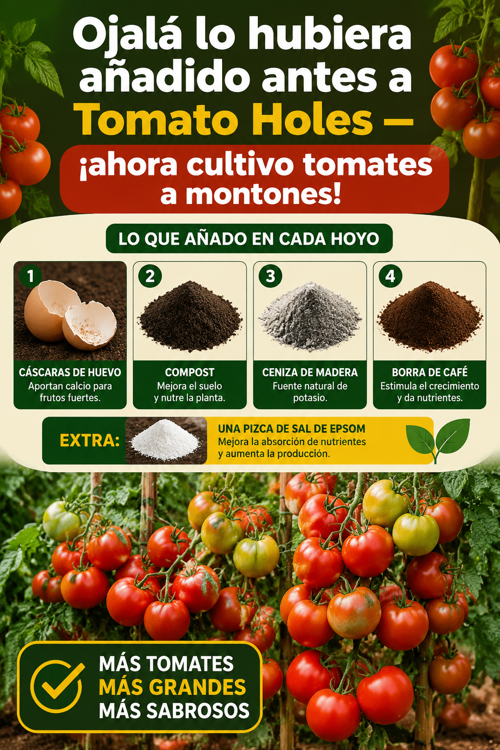 Ojalá lo hubiera añadido antes a Tomato Holes — ¡ahora cultivo tomates a montones!