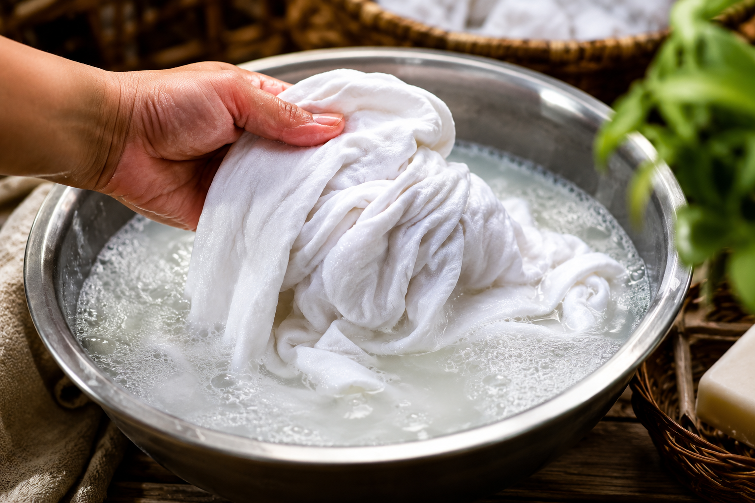 Olvida la lejía, estas recetas dejarán tu ropa súper blanca.