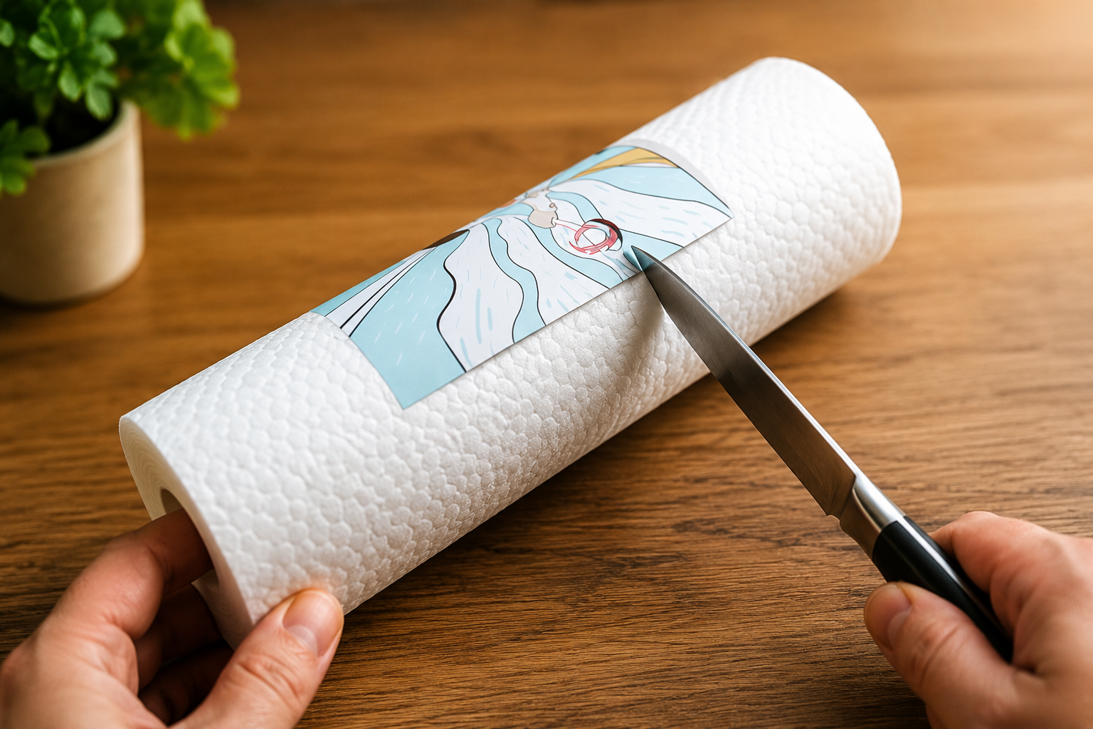 Por qué deberías dividir tu rollo de papel higiénico en dos partes