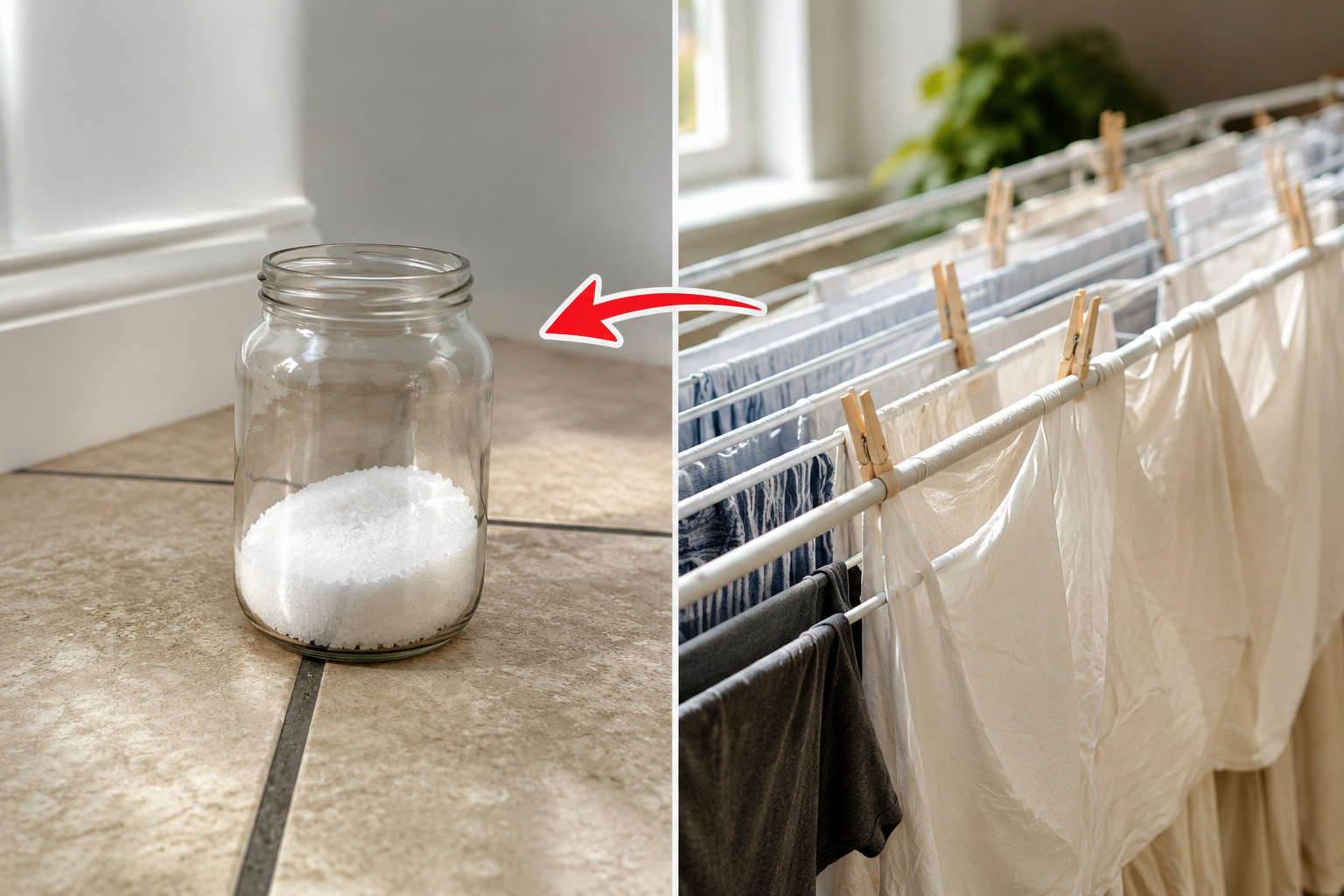Seca tu ropa rápido en casa con este método económico