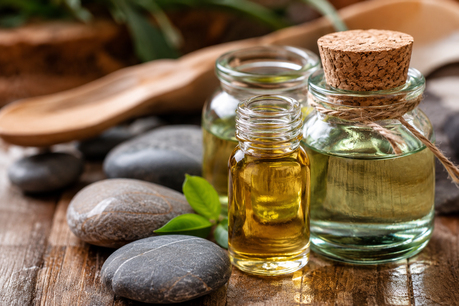 Un ambientador casero con aceites esenciales