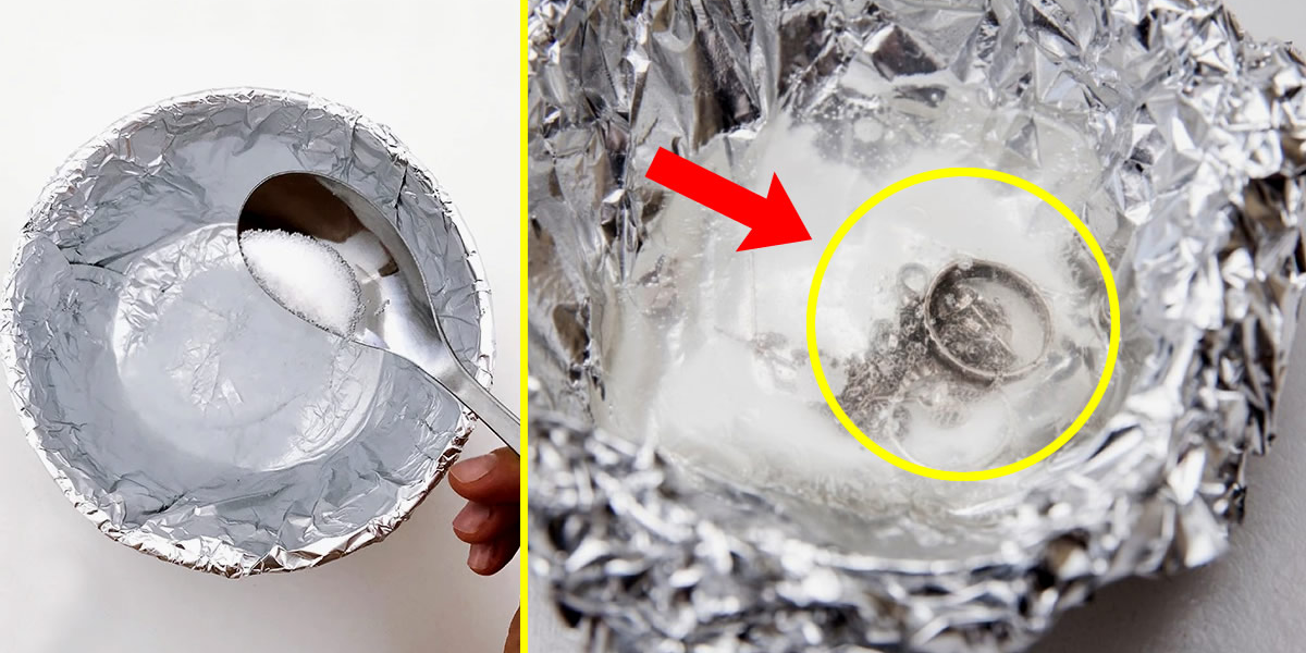 Cómo hacer brillar la plata con sal y aluminio