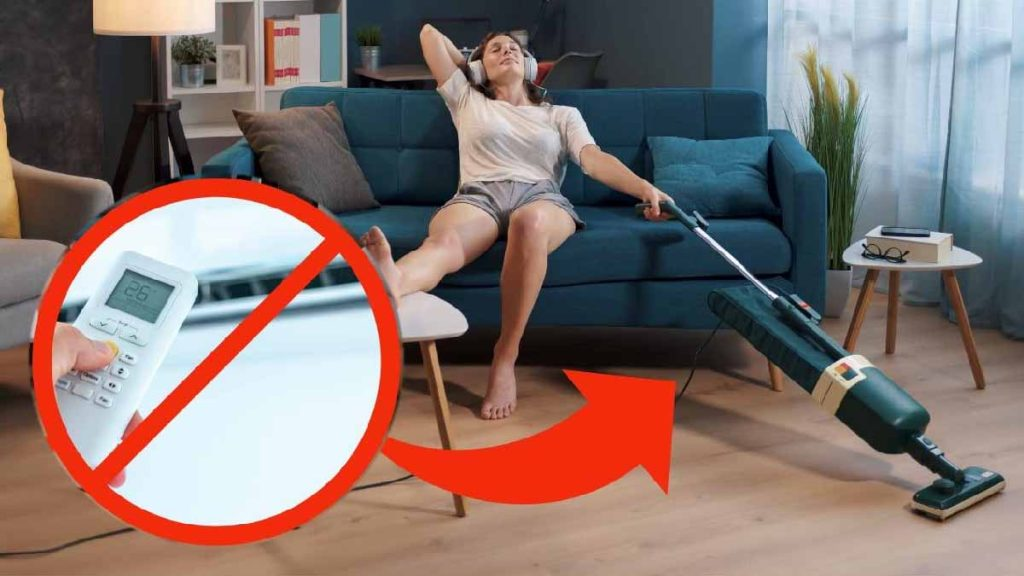 Un interno fresco no requiere aire acondicionado: armado con aspiradora