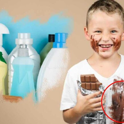 ¿Manchas de chocolate? Aquí un ingrediente milagroso que resulta ser la solución.