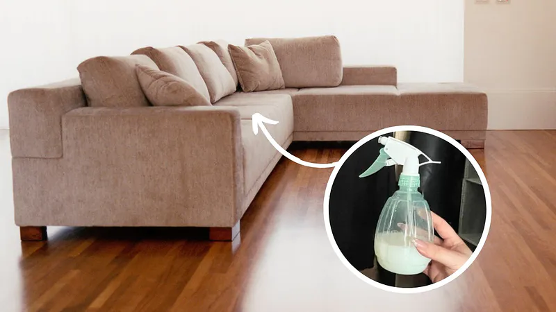 Antes de que lleguen los invitados, rocío esta solución en el sofá y los sillones. ¡A todos les encanta el aroma!