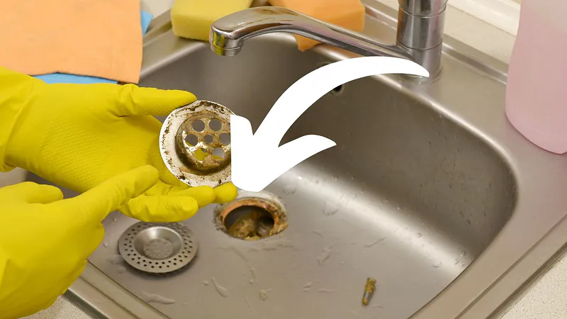 El problema del "olor": coloca un trozo bajo un colador y el fregadero siempre huele delicioso