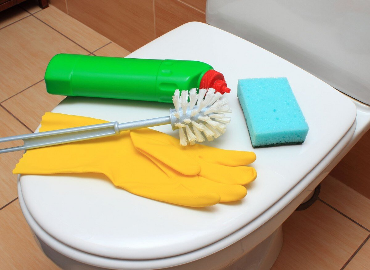 Nunca hago una limpieza profunda del baño porque siempre está perfectamente limpio.