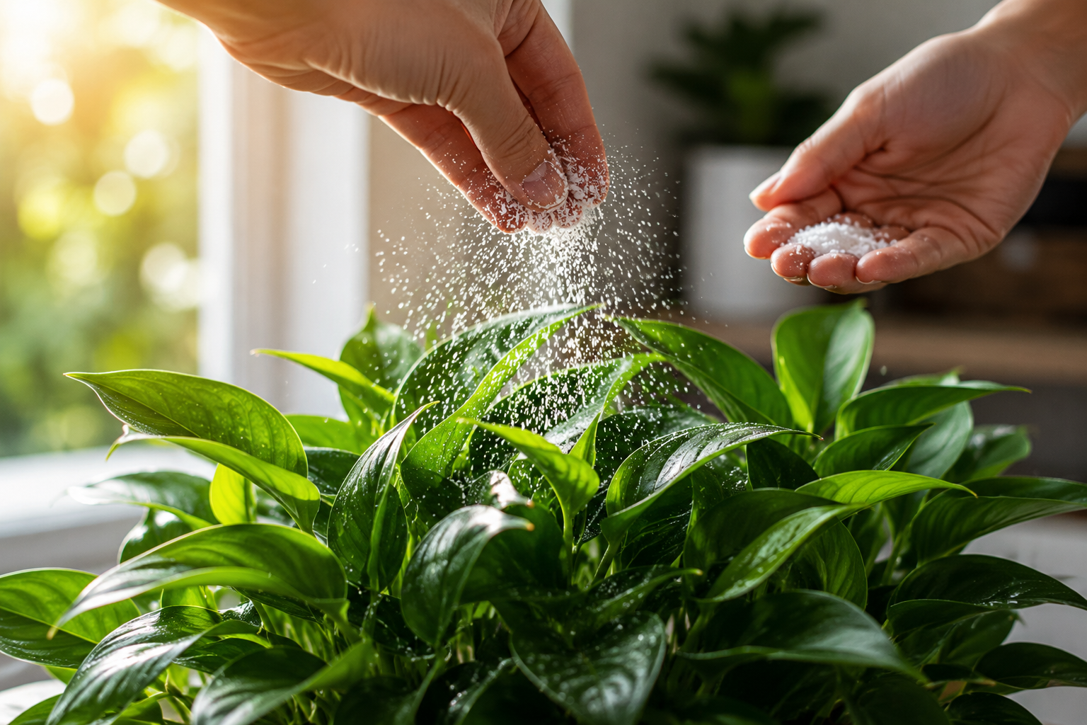 ¿Por qué aplicar talco en las plantas?