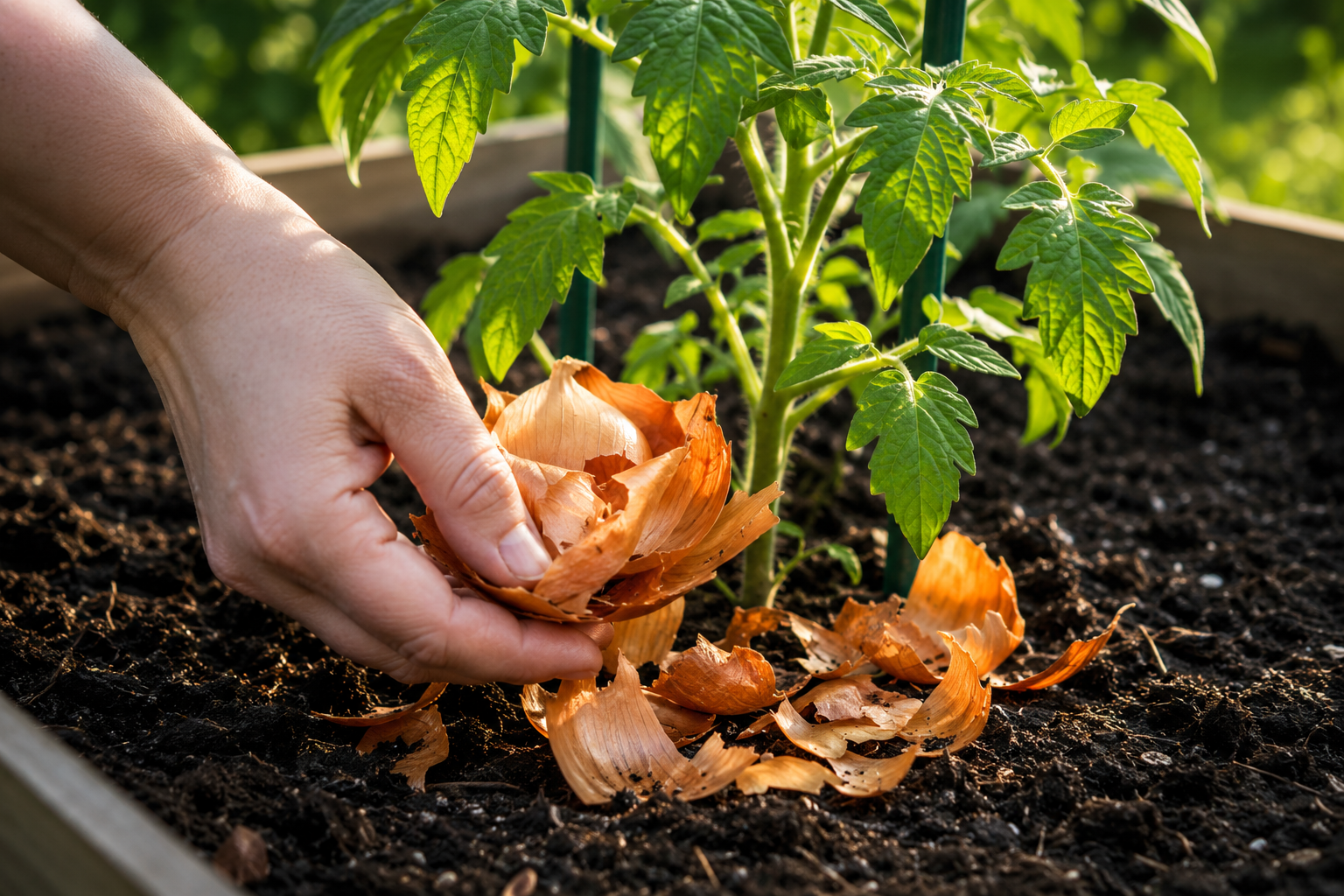 ¿Por qué colocar cáscaras de cebolla en las plantas? El consejo de los jardineros expertos