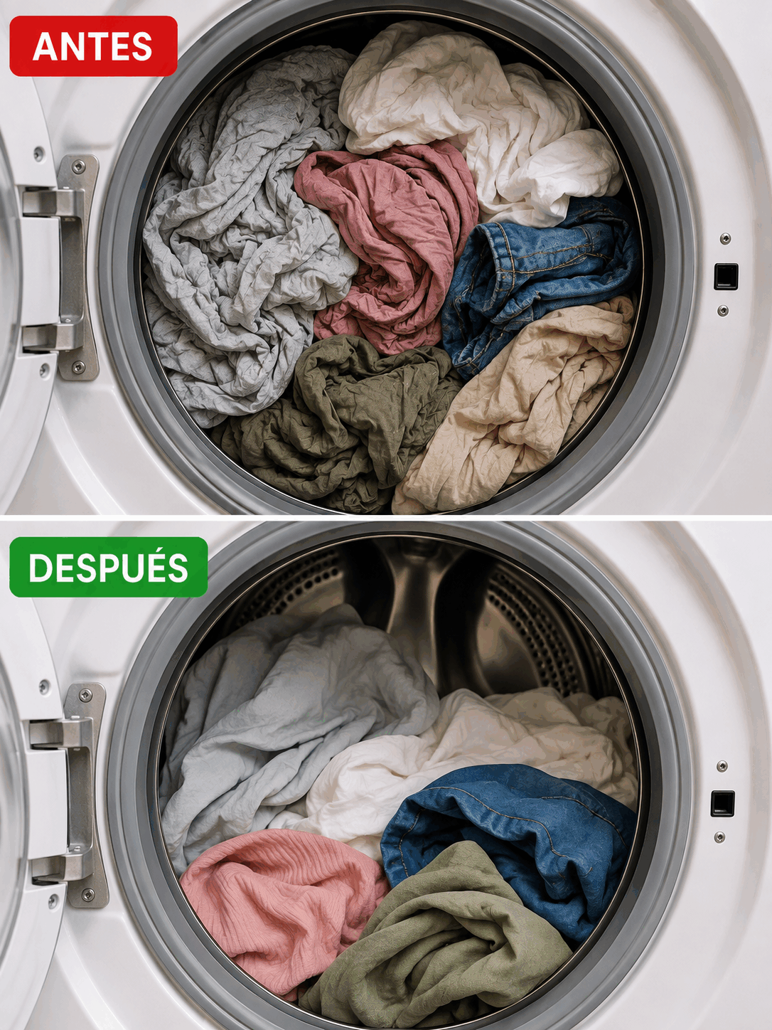 ¿La ropa sale demasiado arrugada? Este error al llenar la lavadora puede ser el culpable