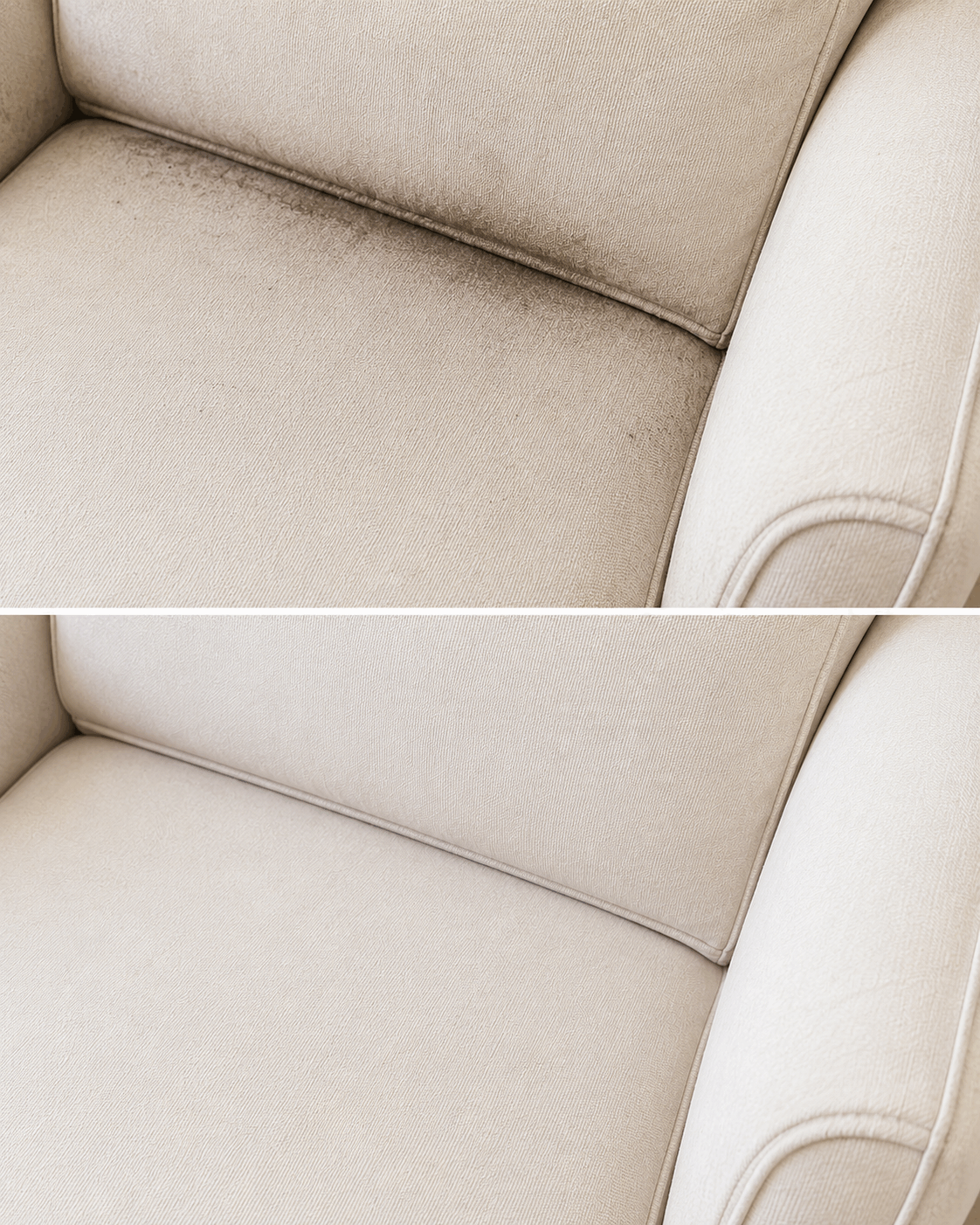 Cómo eliminar la suciedad acumulada en las costuras de un sillón