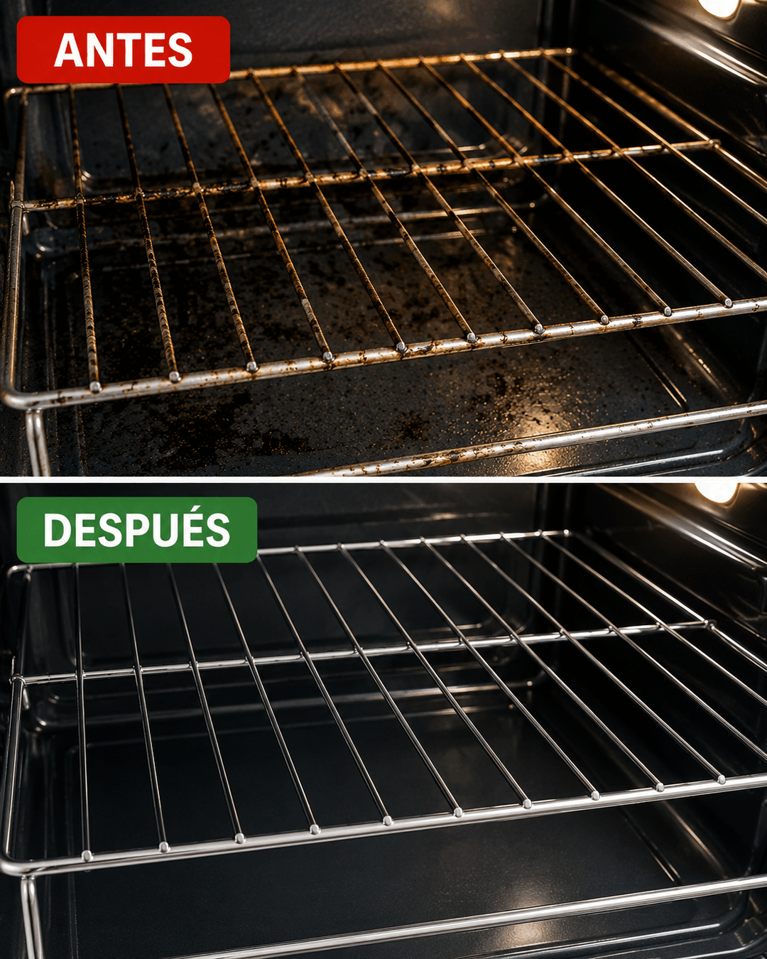 El truco para limpiar las rejillas del horno y eliminar la suciedad incrustada