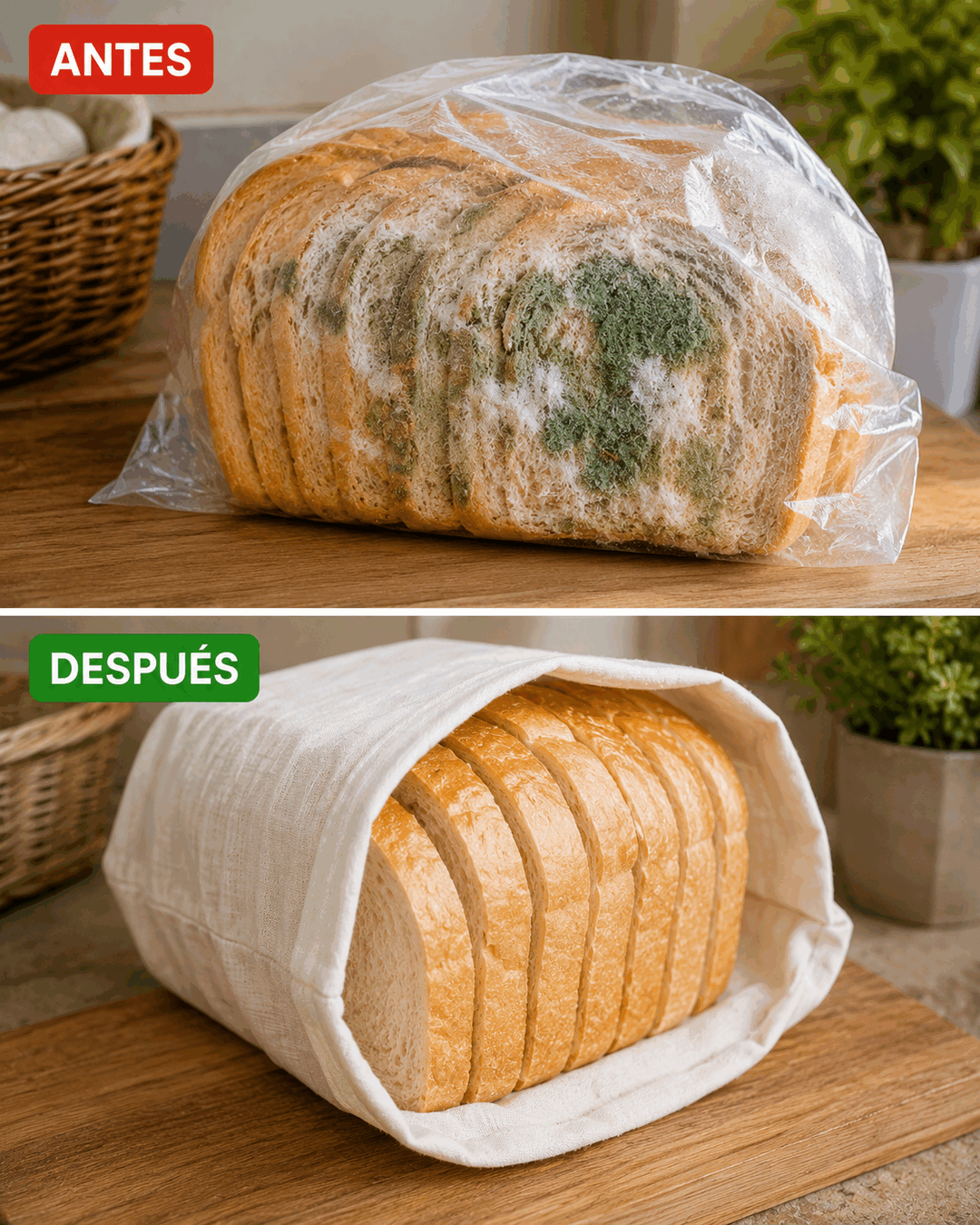 Cómo evitar que el pan se llene de moho rápidamente durante los días calurosos