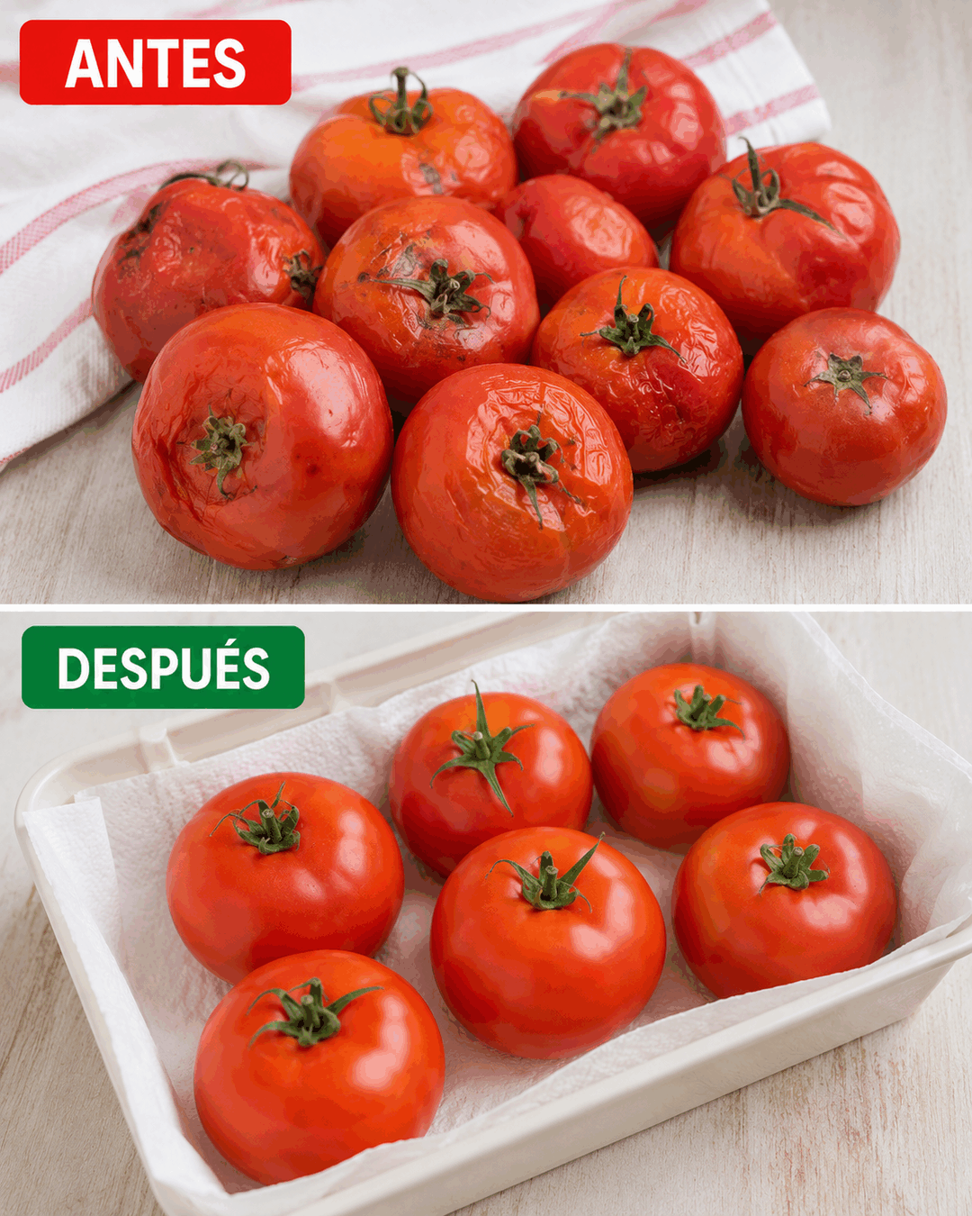 El truco de las abuelas para conservar los tomates maduros durante más tiempo con el calor