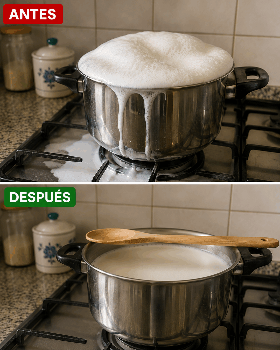 El truco de las abuelas para evitar que la leche se derrame cuando empieza a hervir