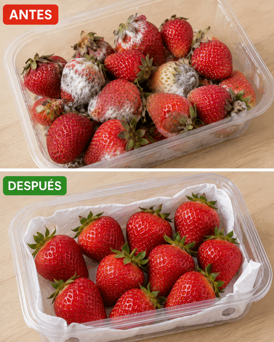 Cómo conservar las fresas durante más tiempo sin que aparezca moho tan rápido