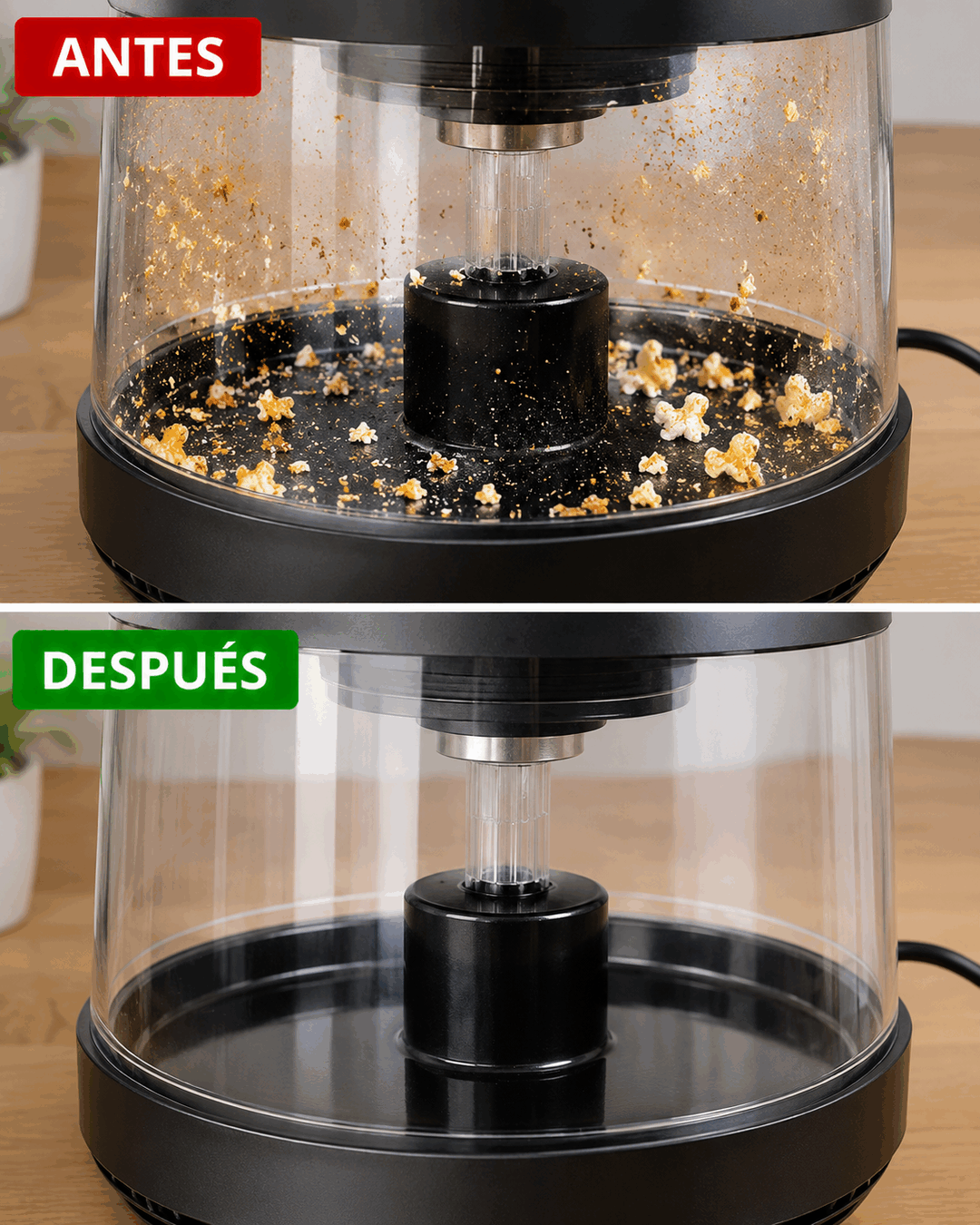 ¿Tienes una máquina de palomitas? Así puedes eliminar los restos después de varias sesiones de cine en casa
