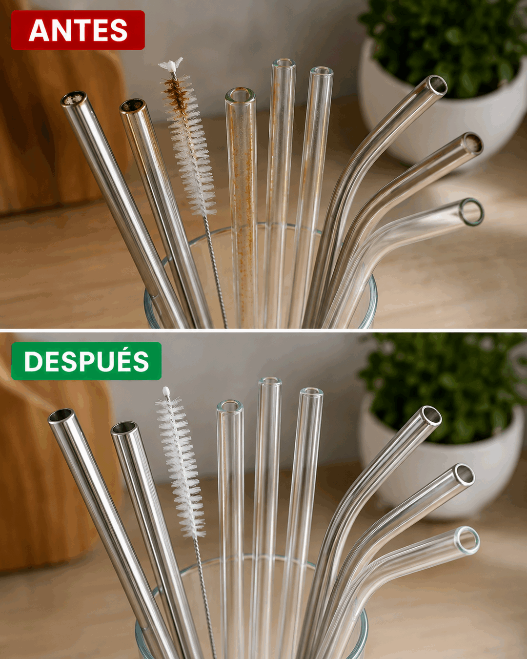 ¿Usas pajitas reutilizables? Así puedes comprobar si realmente están limpias por dentro