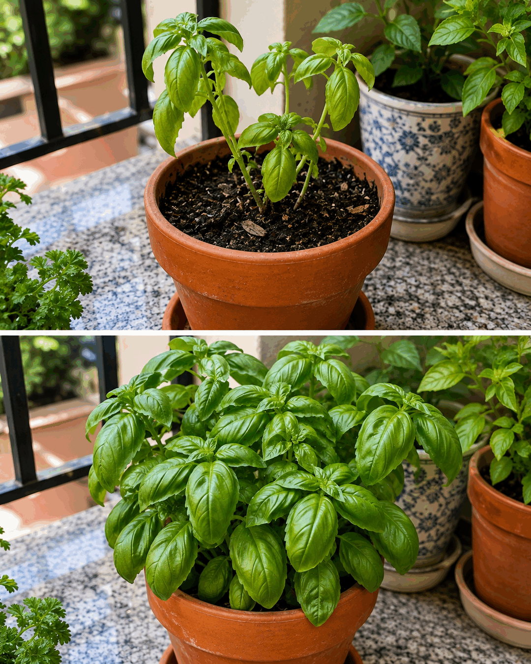 El truco para que la albahaca crezca frondosa