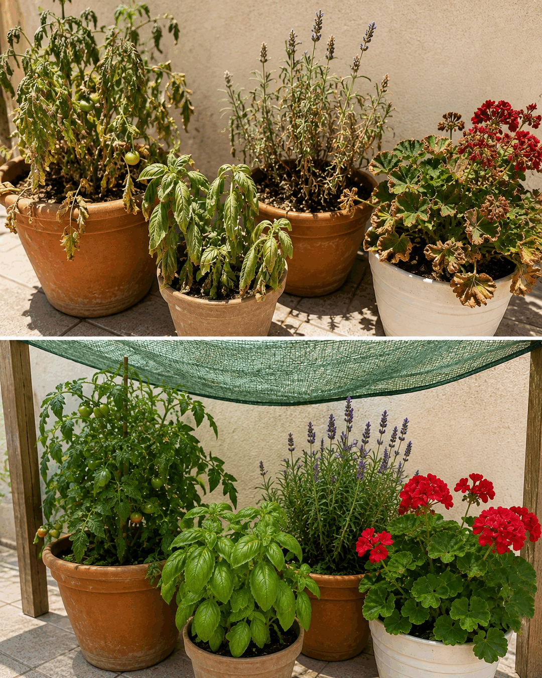 Cómo proteger las plantas del calor extremo