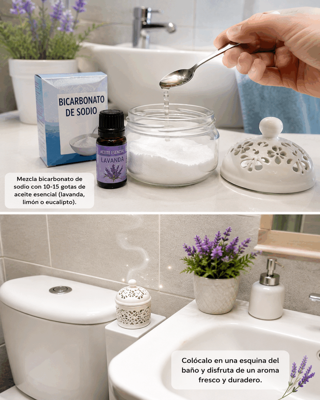 El ingrediente que deja el baño con un aroma agradable