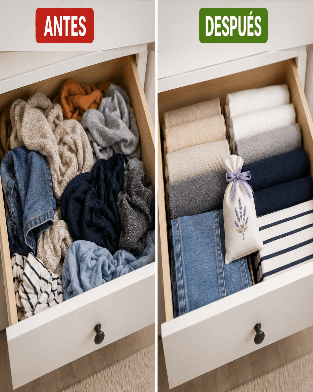 El secreto para mantener los cajones con buen olor