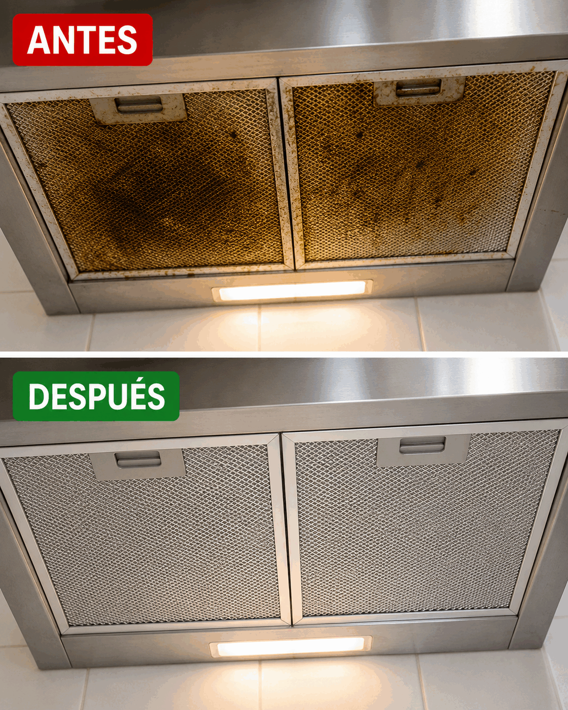 El método casero para eliminar la grasa de los filtros de la campana extractora