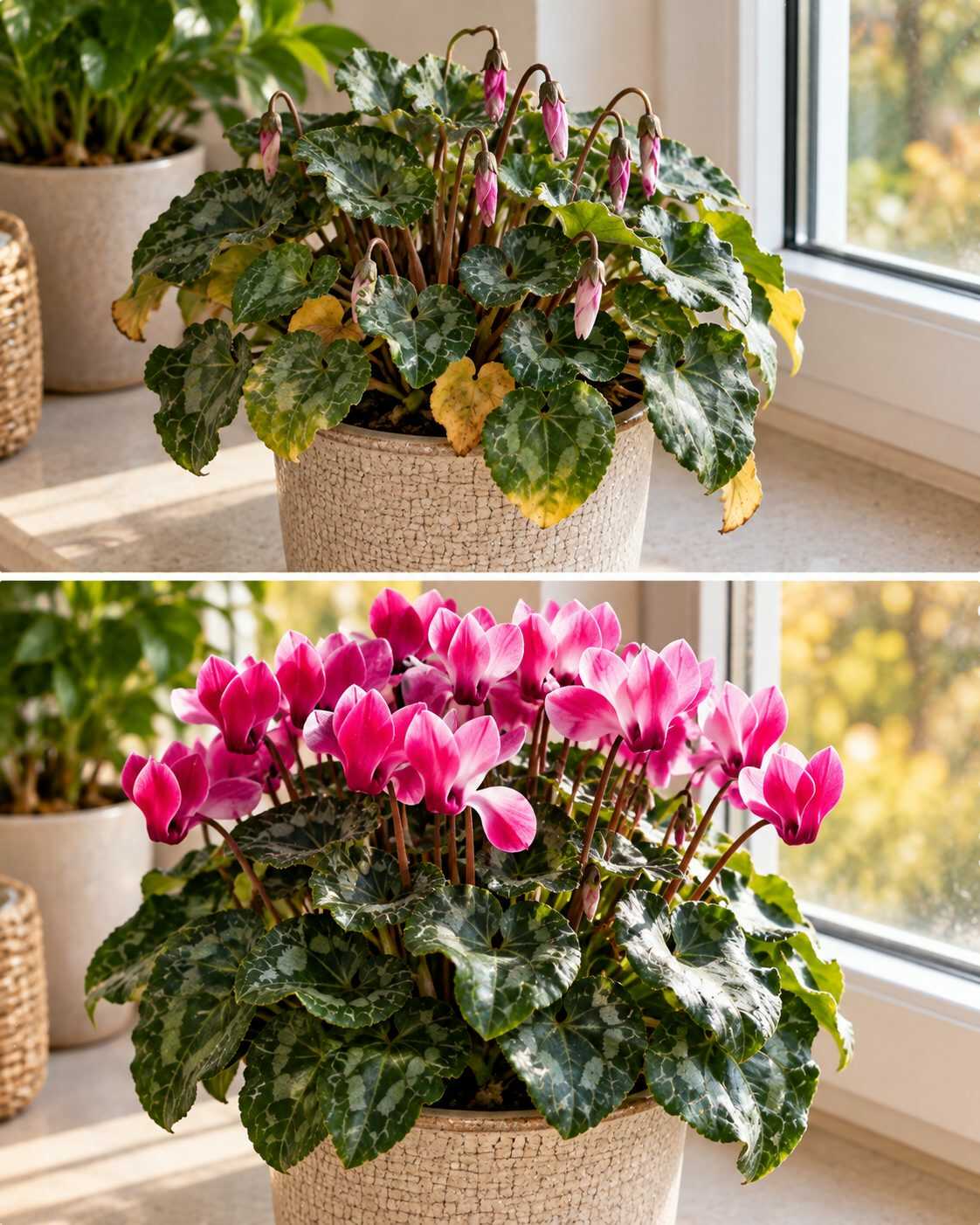 ¿Quieres que tu ciclamen se llene de flores durante los meses frescos? El lugar donde lo coloques puede cambiarlo todo