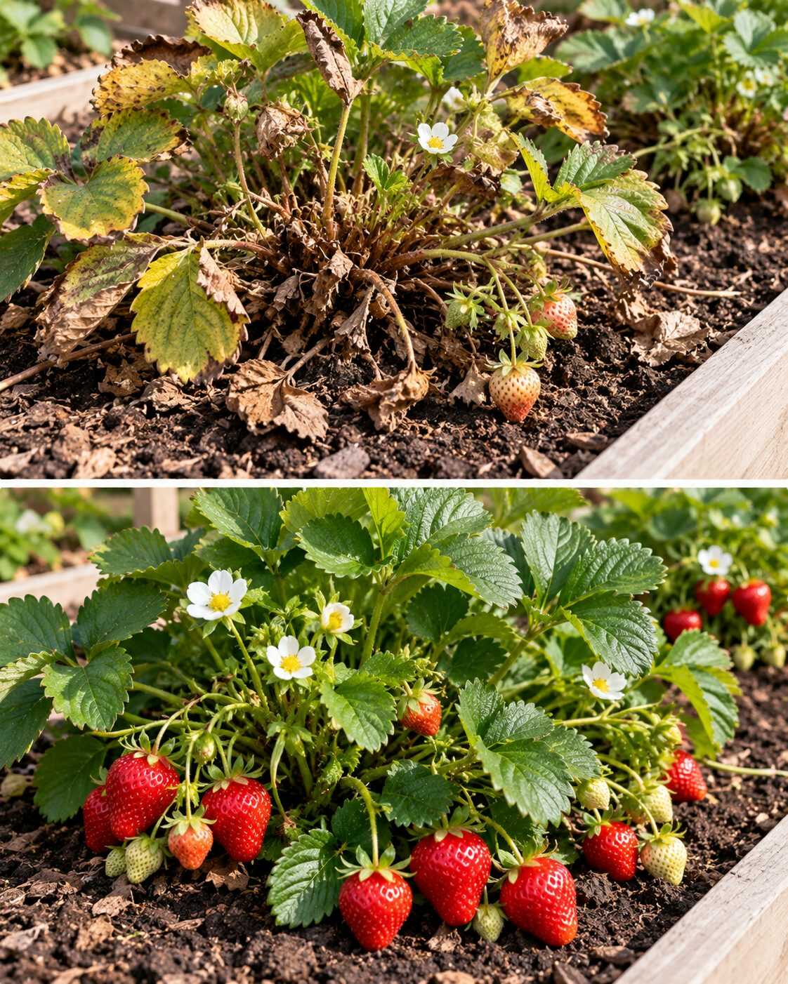 ¿Tus fresas producen cada vez menos? Aprende a reconocer qué plantas conviene renovar para recuperar una buena cosecha