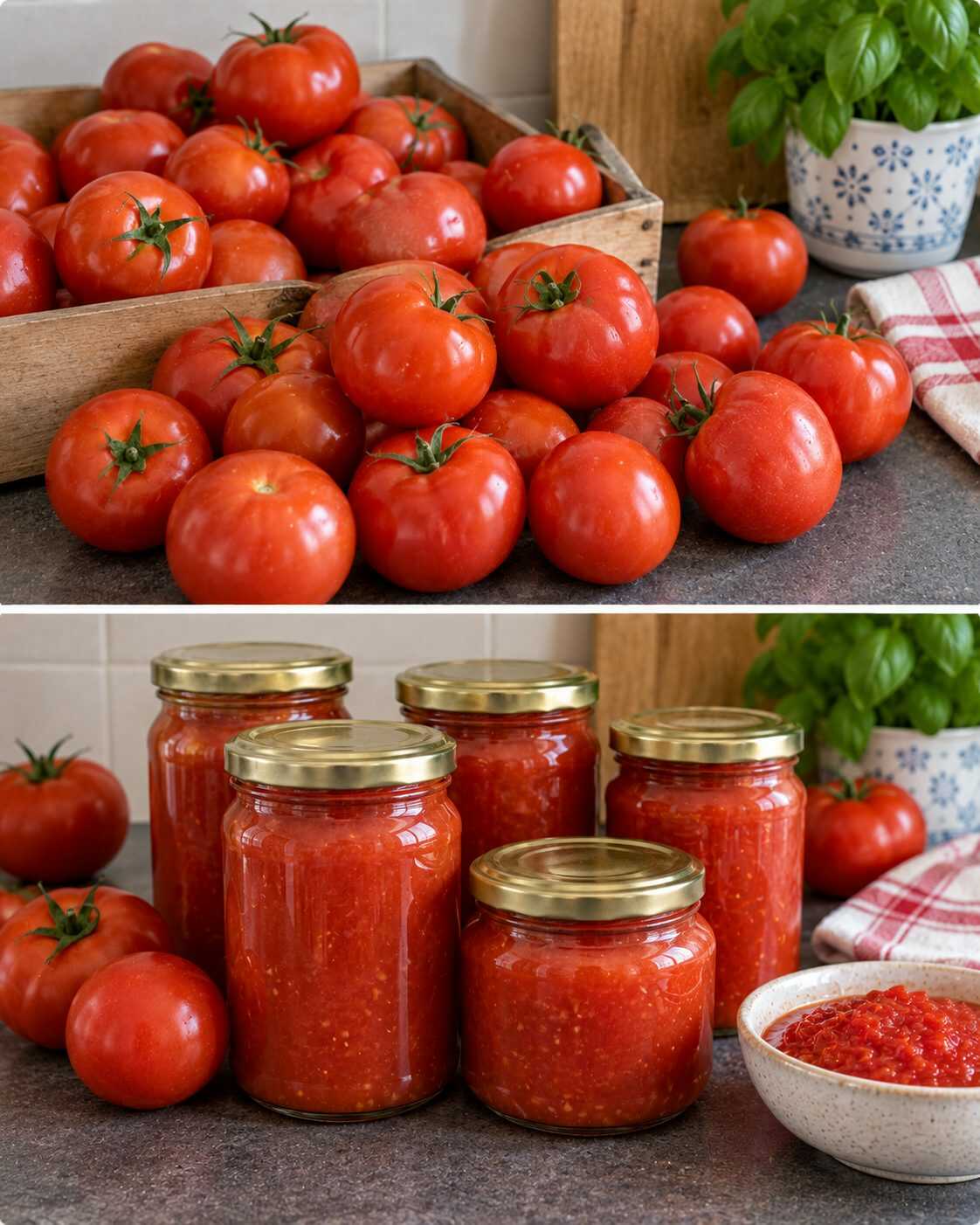 La forma tradicional de conservar tomates cuando tienes demasiados y no quieres desperdiciarlos