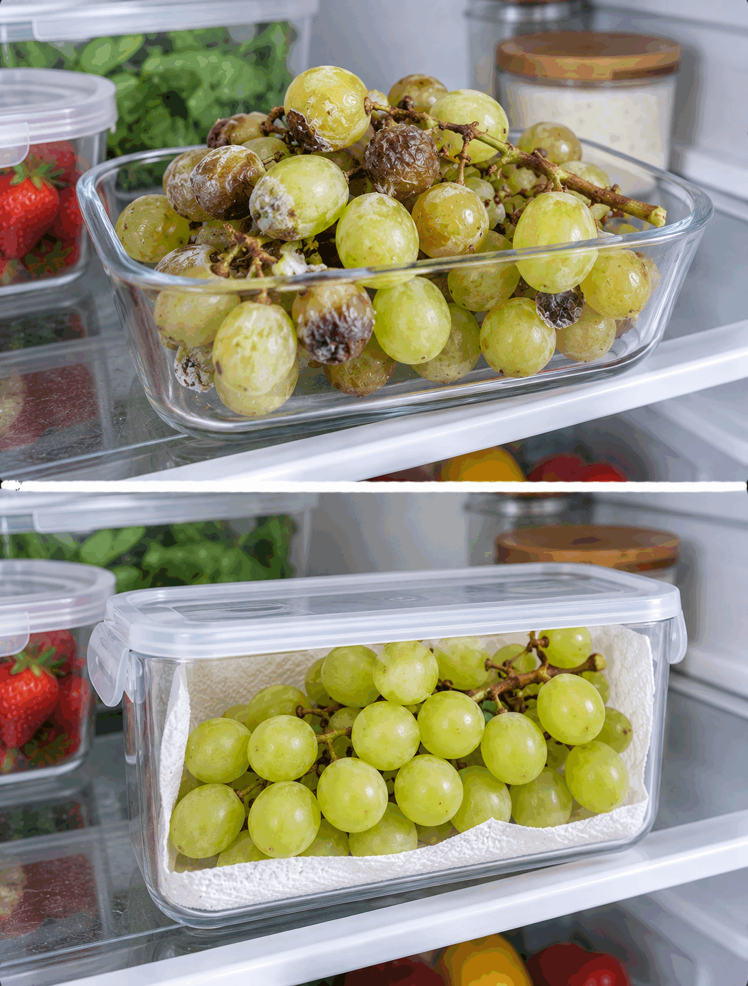 ¿Las uvas se estropean antes de terminar el racimo? No las laves todas nada más llegar a casa