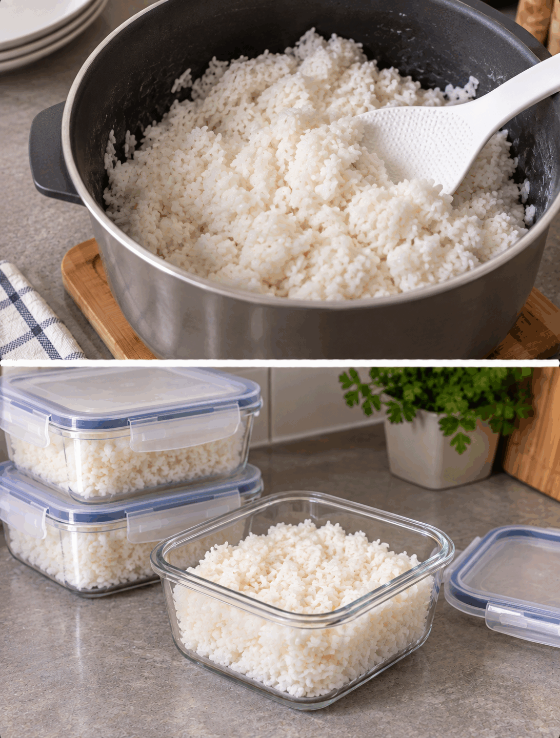 ¿Te sobra arroz cocido? Enfriarlo y guardarlo correctamente importa más que encontrar una receta para reutilizarlo
