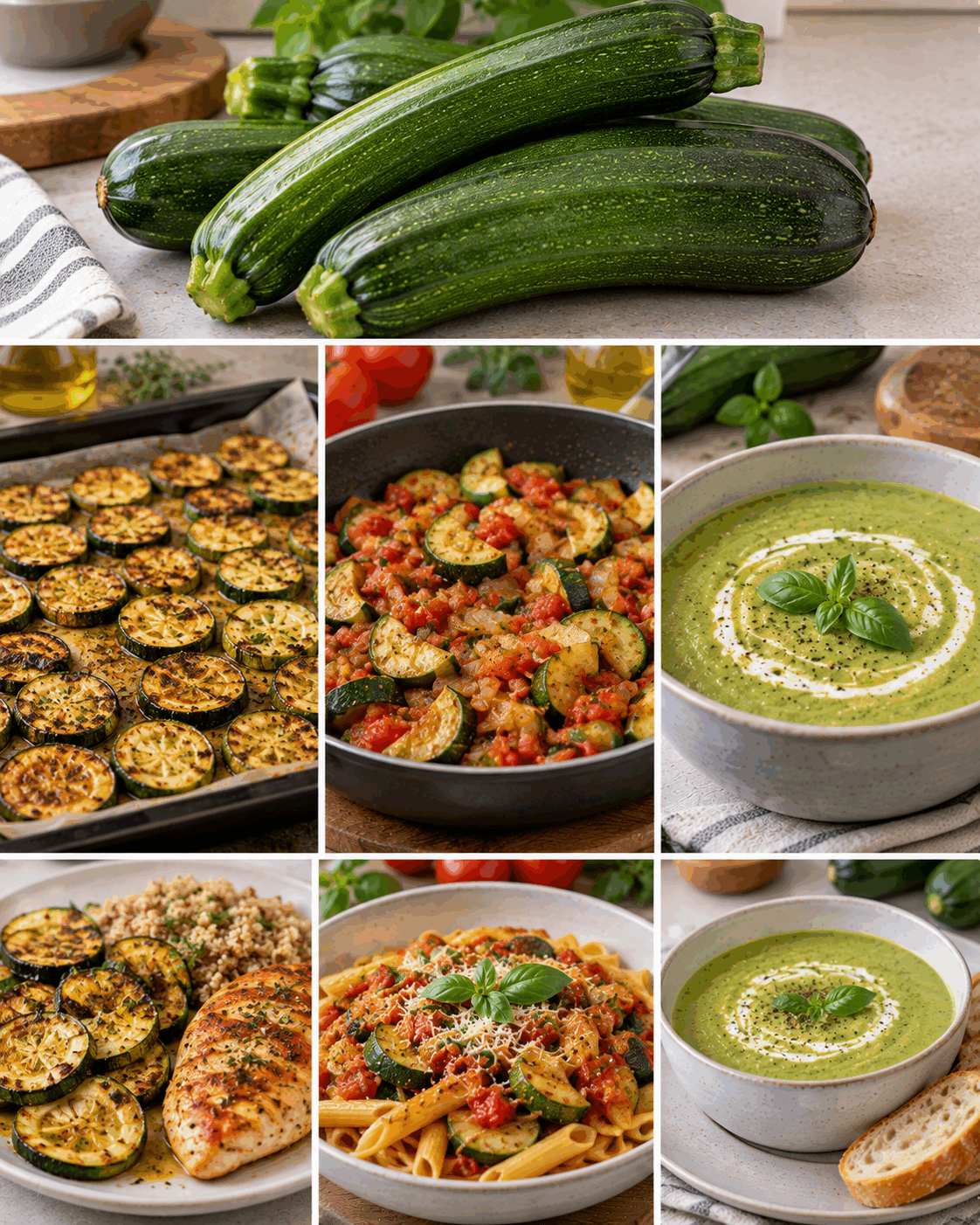 ¿Compraste demasiados calabacines? Tres formas de cocinarlos de una vez sin terminar comiendo el mismo plato toda la semana