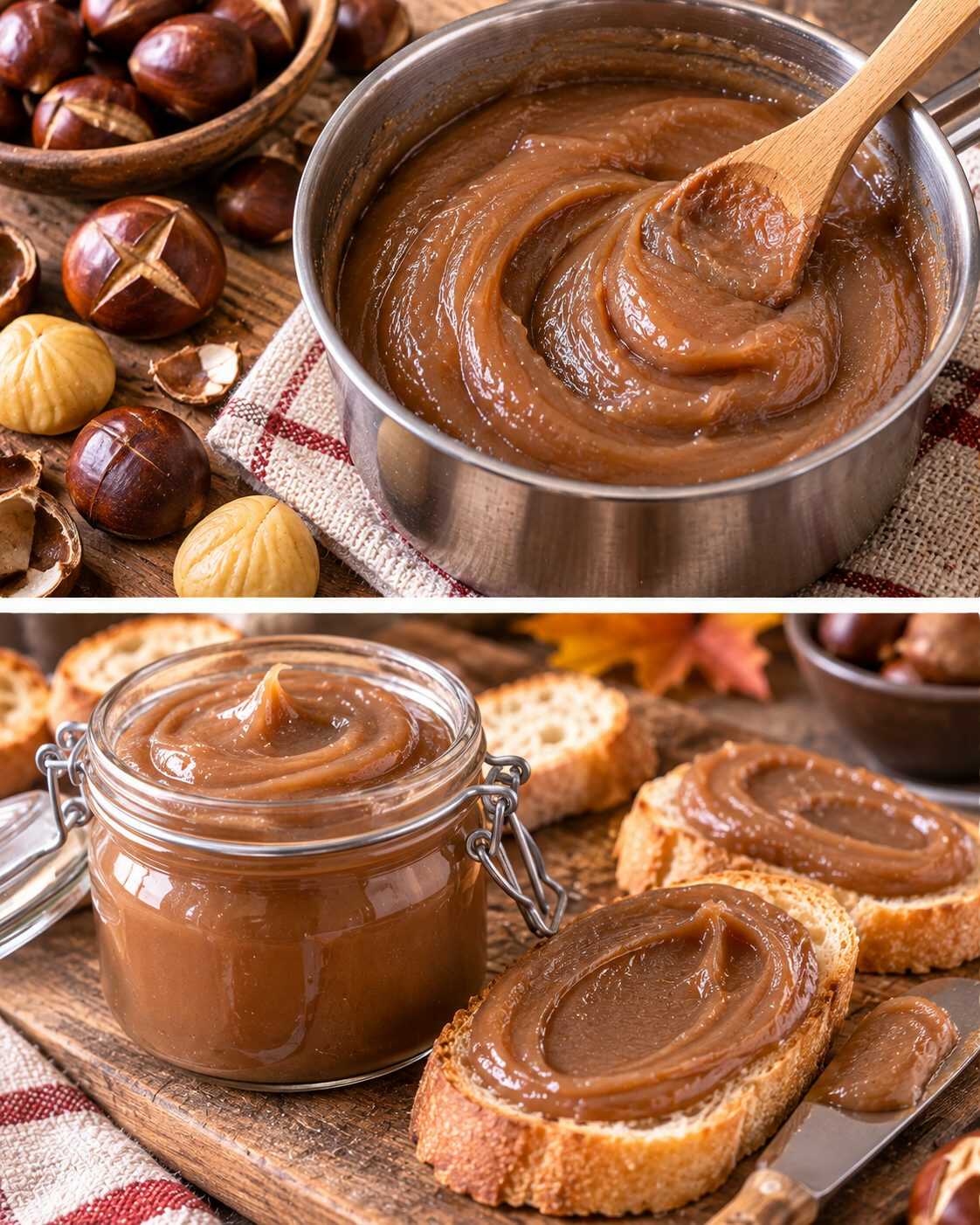 Crema dulce de castañas casera: la receta de otoño para untar en tostadas, rellenar bizcochos o comer a cucharadas
